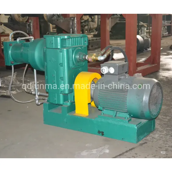 Automatic Grade Horizontal Structure Rubber Extruder with 115mm Screw Diameter for Rubber Band Manufacturing