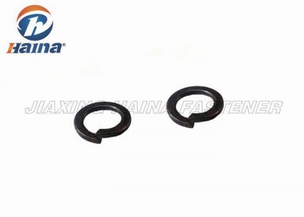 Quality Square End Split Ring Lock Washer Black Oxide Alloy Steel For Metal Structures for sale