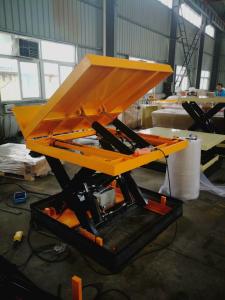 China Electric Hydraulic Tilting Lift Tables, Tilting Lift Platforms Are In Industrial Applications on sale