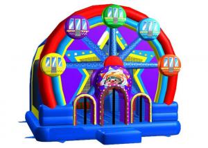 Wholesale Commercial Inflatable Bouncer House Combo 0.55mm PVC Ferris Wheel from china suppliers