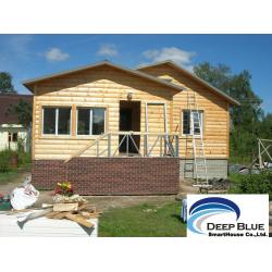 China Prefabricated House Kits House , Light Steel Structure Wooden House , Different Color Ceiling for sale