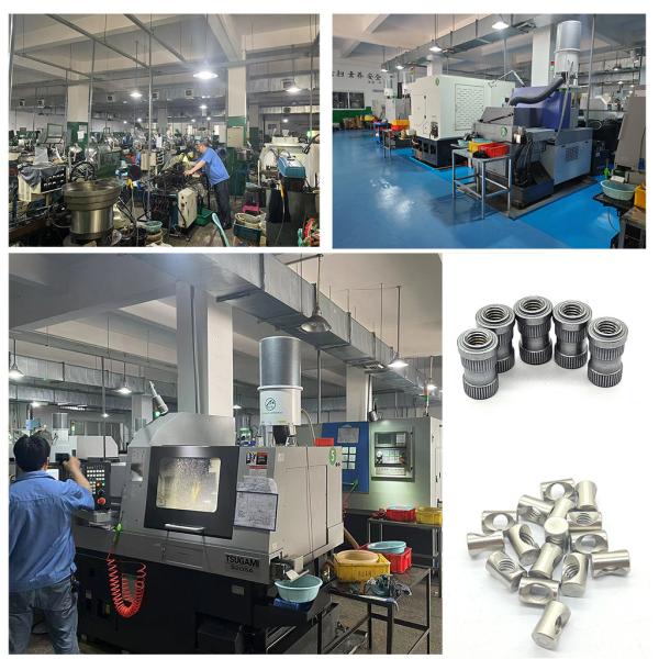 Anodized Round Coupling Nut Long Coupling Nut Thickening Without Threaded