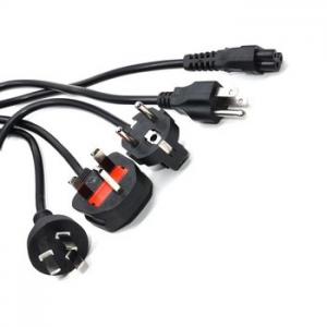 Wholesale ISO9001 Brazil Electrical Power Cord 220v Computer Power Cable 1meter from china suppliers