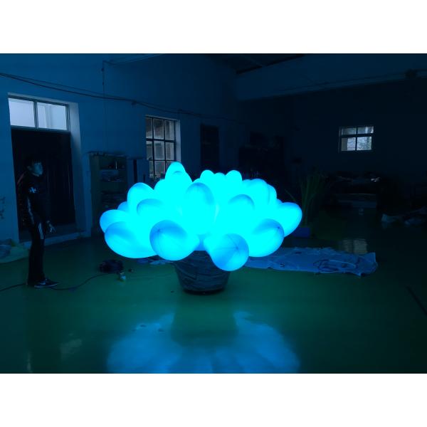 Wedding Decoration Inflatable LED Light Colorful Large Inflatable Flowers