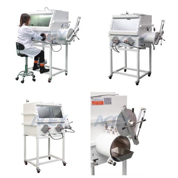 Customized Single Side Lab Stainless Steel Vacuum Glove Box