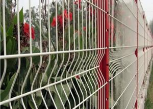 3 D Welded Folding Wire Mesh Fence / Bending Garden Security Fencing