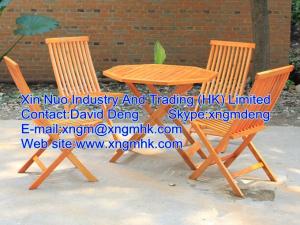 Wholesale Wooden outdoor furniture, wooden leisure furniture, wooden folding tables and chairs from china suppliers