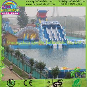 Wholesale Square Above Ground Pool Rectangular Metal Frame Swimming Pool from china suppliers