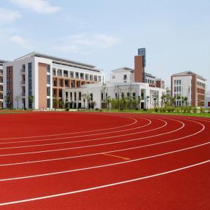 Two Layer EPDM Jogging Track Material For Sports Stadium , Jogging Road