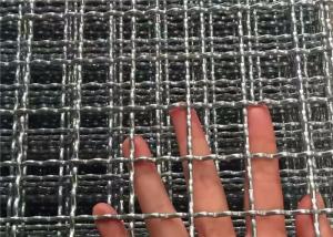 Wholesale Wear Resistant 10mm Hole Plain Weave Stainless Steel Crimped Woven Wire Mesh from china suppliers