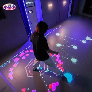 1920*1200 4000LM Interactive Floor Games For Home With Coin Mechanism