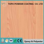Aluminium Products Wood Finish Powder Coating , Heat Transfer High Gloss Powder