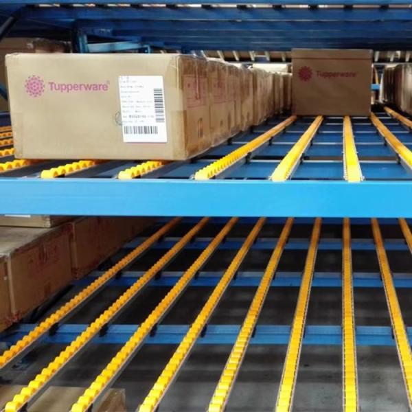 200–400kg/Lane Gravity Roller Racking , Gravity Flow Roller Rack For Fast Order Picking