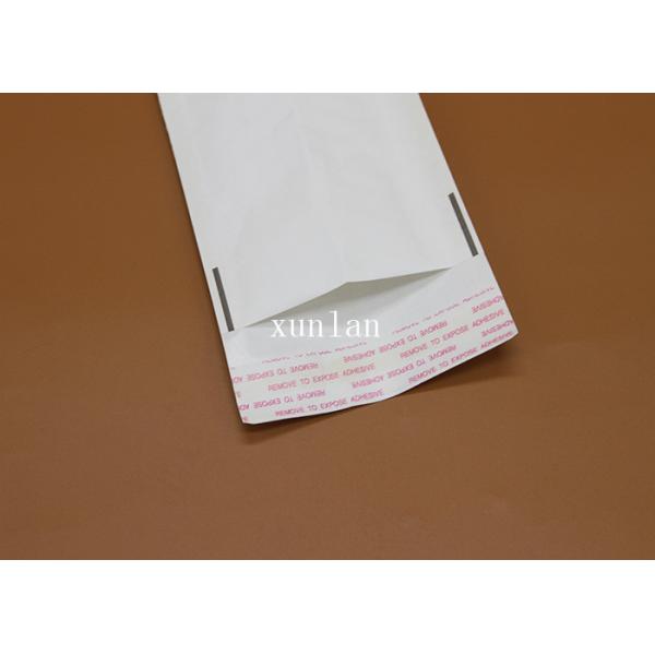 White Flat Eco Lite Kraft Bubble Mailer PE Material For Packaging Clothes