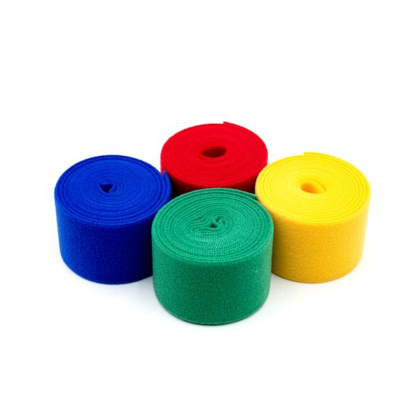Dansky Custom Color and Size Double Side Fabric Loop Soft Nylon Fabric Reusable Loop Tape Soft Loops