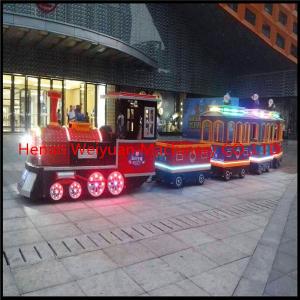China Professional Manufacture  Shop Market Tourist Electrical Trackless Train on sale