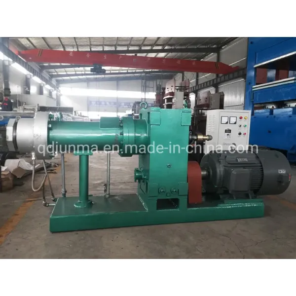 Automatic Grade Horizontal Structure Rubber Extruder with 115mm Screw Diameter for Rubber Band Manufacturing