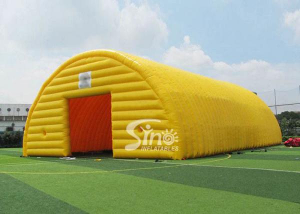 Quality 20x10 meters outdoor movable sports arena giant inflatable tent with 2 doors for sale