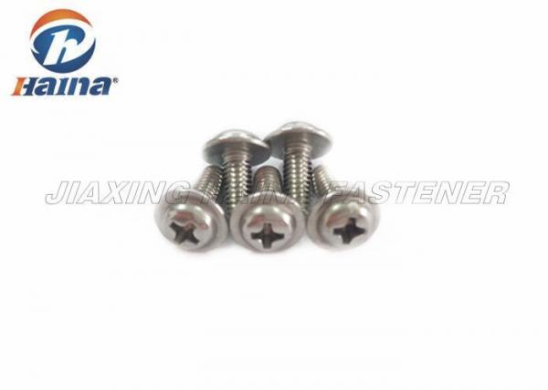 Quality Stainless Steel 304 316 Machine Cross Recessed Pan Head Screws With Collar for sale
