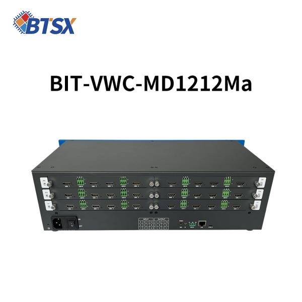 Audio Frequency Output HDMI Video Wall Controller 12 x HDMI 2.0 Input Interface for Immersive Viewing Experience