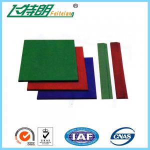 Wholesale Wear Resistance Outdoor Playground Rubber Tiles , Safety Kids Floor Pads from china suppliers