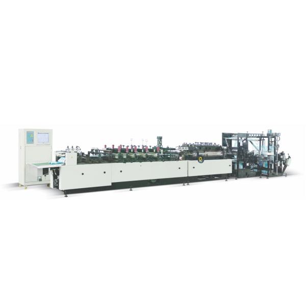 40 Meter / Point Three - Side Weld Bag Making Machine For Zipper Standing