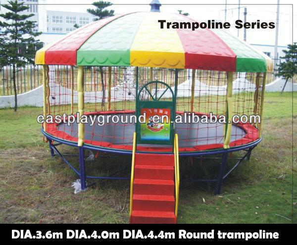 Quality Amusement Mobile Bungee Trampoline Galvenized Steel Pipes PP Material for sale