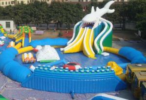 Wholesale Inflatable water park / inflatable pool park air tight pvc tarpaulin from china suppliers
