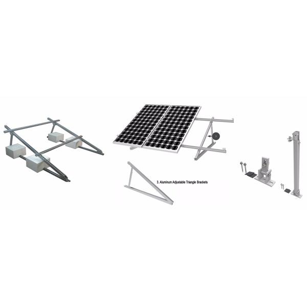 10 15 20 30 Angle Concrete Rooftop Solar Panel Mounting Systems