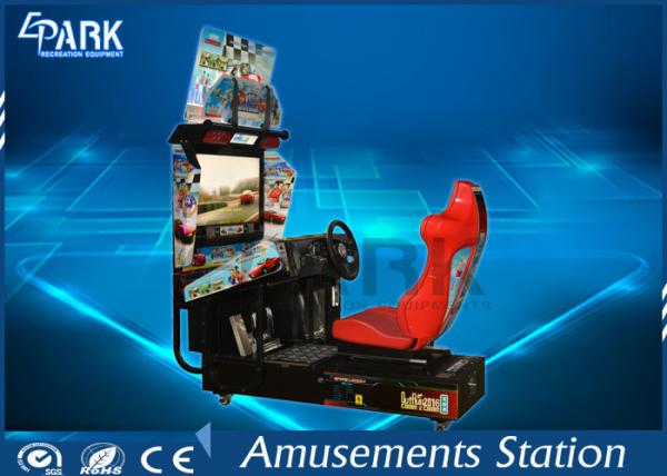 Quality 32 Inch HD LCD Screen Racing Game Machine Stereo System For Entertainment for sale