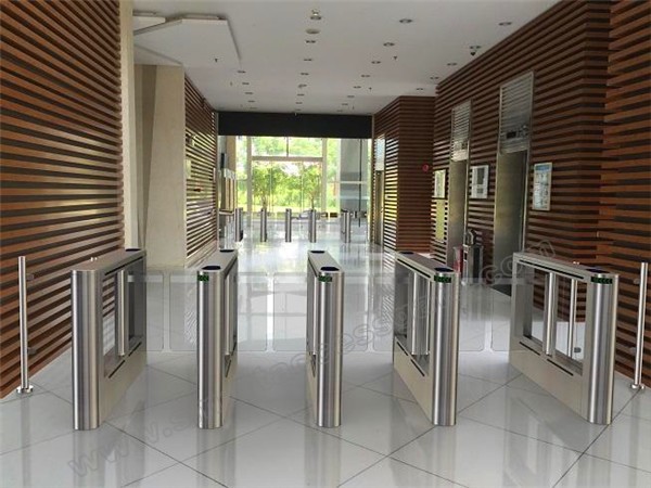 OEM/ODM swipe card access control rainproof Speed Full Automatic wing Turnstile for Hotel
