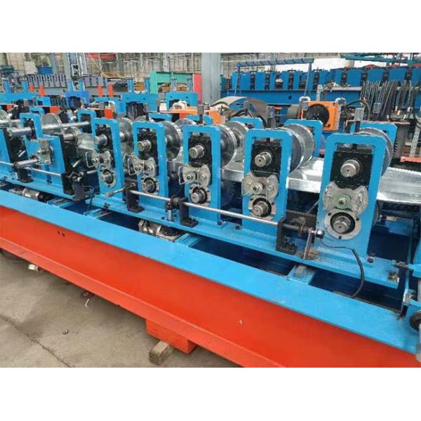 Galvanized Steel CZ Purlin Roll Forming Machine PLC C Channel Cold Roll Forming Machine