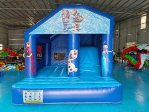 China Ice Princess Themed 3.6x3x3m Commercial Inflatable Combos Princess Bouncy Castle Commercial Inflatable Bouncer on sale