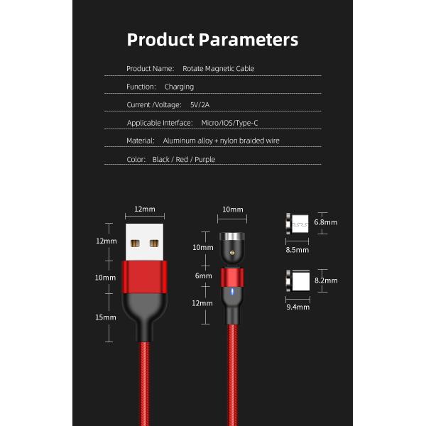 Magnetic USB Charger Cable