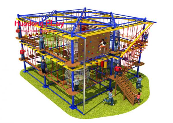 Mix Color Indoor Adventure Playground Food Grade Plastic Long Life Span