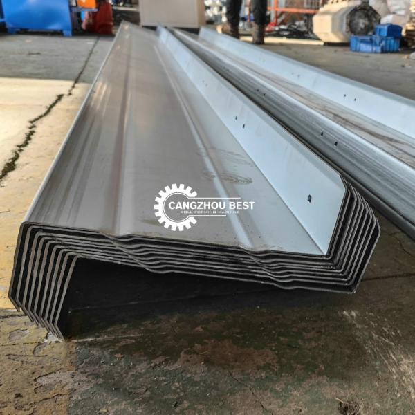Automatically Change Size Z Purlin Roll Forming Machine Gear Box Driven