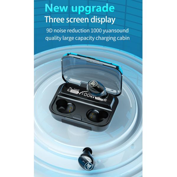 TWS Best Earbuds Bluetooth Earphones With Charging Case Touch Control For Samsung