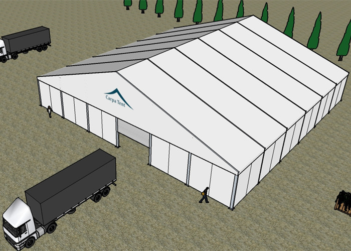 40m X 60m Outdoor Warehouse Tents Heavy Duty 5m Height Environmental