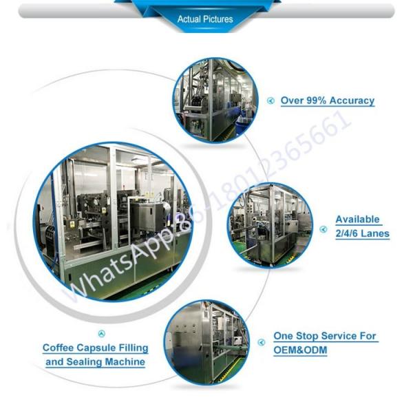 Double Lanes 12KW 200L/Min Coffee Capsule Packaging Machine