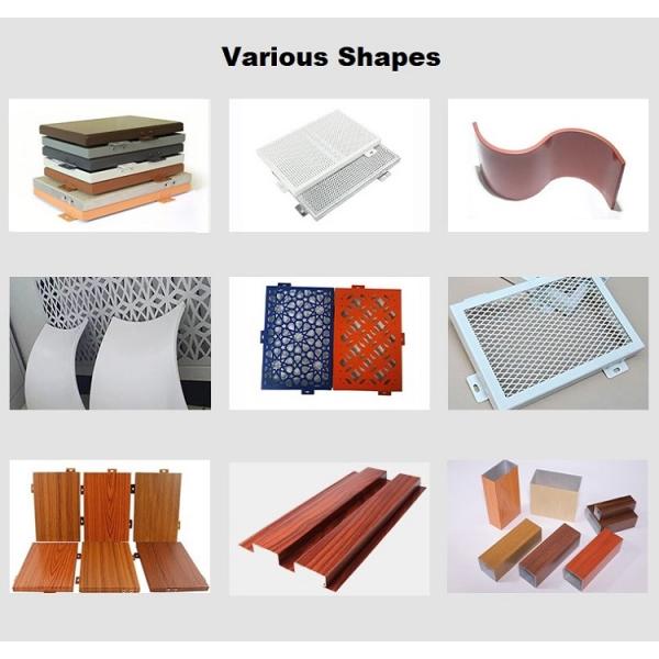 Decorative Metal Curtain Wall 3D Aluminum Perforated Cladding Panels