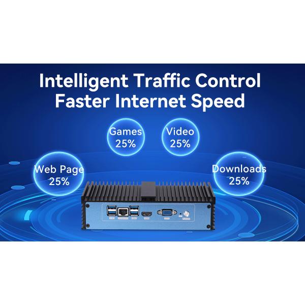 Intel Core i3 6100U Firewall Mini PC With Linux Single DDR4 Up To 16GB And GPIO