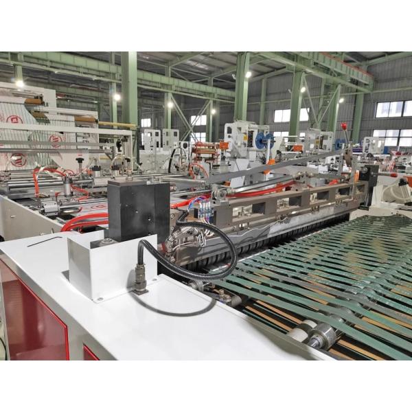 Biodegradable Wave Top Plastic Shopping Bag Making Machine 100PCS/Min 2 Lines