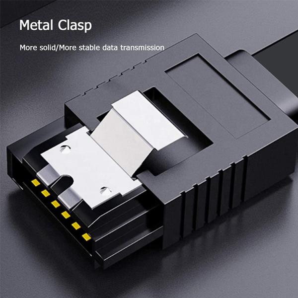 High Speed 6Gbps 8pin Data Charging Sata III 3.0 Power Extension Cable for Hard Disk HDD SSD