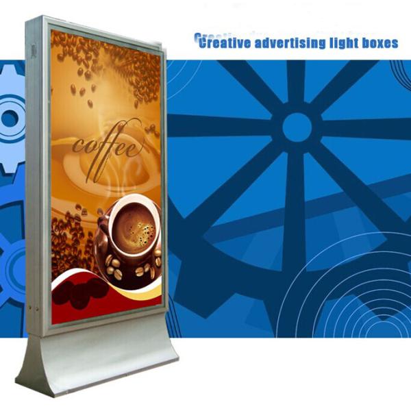 Mupi advertising light box