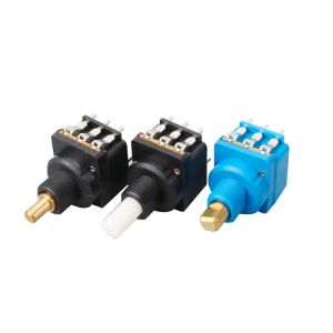 Buy cheap Single Unit Carbon Film Potentiometer / High Current Dimmer Potentiometer from wholesalers