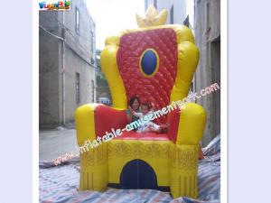China Custom Advertising inflatable , PVC Tarpaulin For King Throne Chair on sale