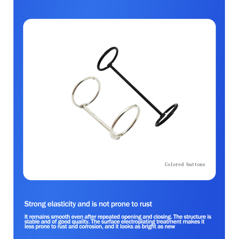 Customizable color 1.2-inch loose-leaf book binding ring, loose-leaf notebook binding ring