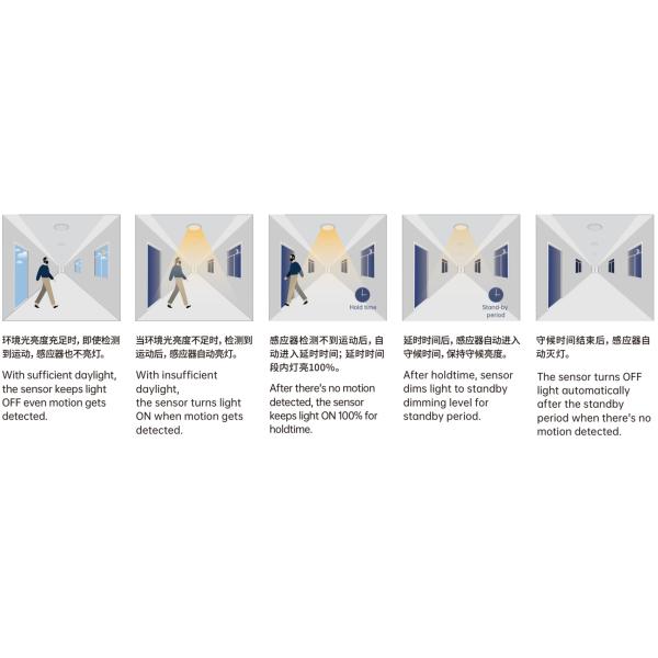 Dimmable 12VDC IP67 PIR Motion Sensor With Remote Control Setting