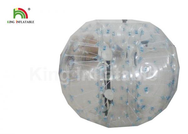 Quality 0.8mm Inflatable Clear PVC Human Bumper Bubble Ball / Human Hamster Ball for sale