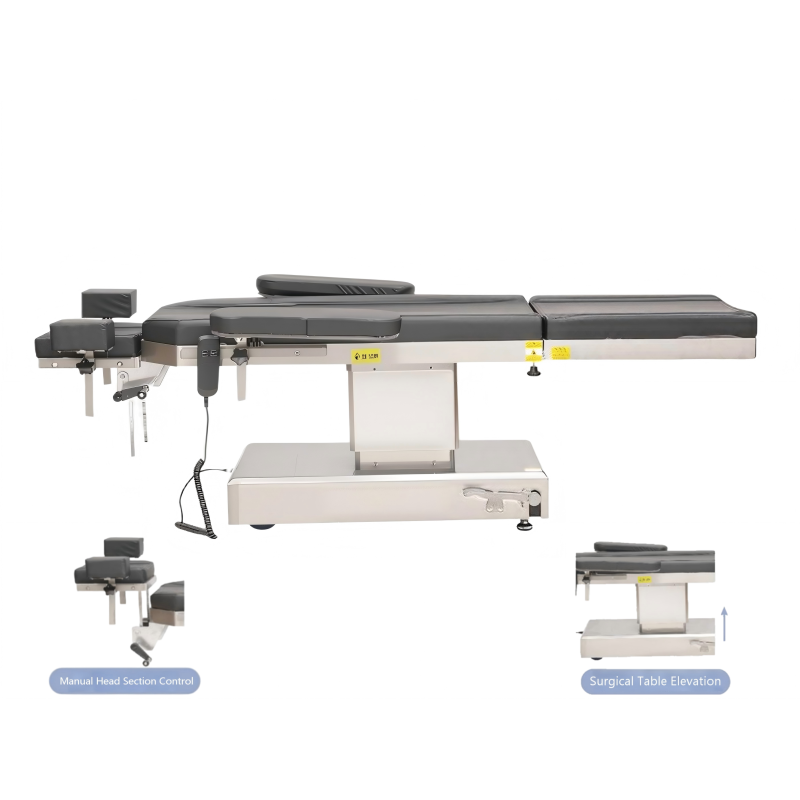 DS-VI Electric Surgery Table with Low-Height Seated Operation Design, High-Quality Carbon Steel Frame, and Optional Backrest Elevation